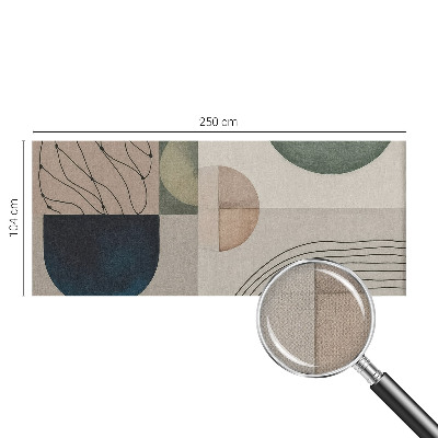 Papier peint tendance chambre adulte Geometrické tvary