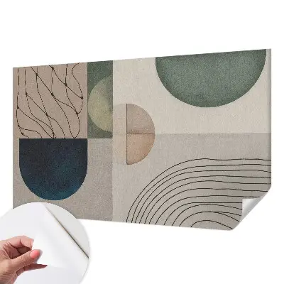 Papier peint photographique intissé formes géométriques