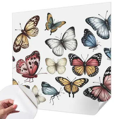 Papier peint photographique sur tissu non tissé Papillons paradis