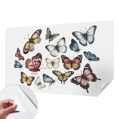 Papier peint photographique sur tissu non tissé Papillons paradis