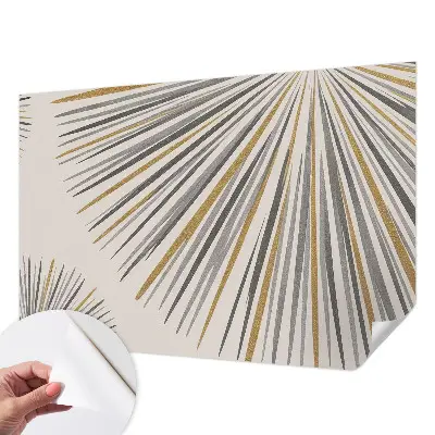 Papier peint intissé éventails géométriques