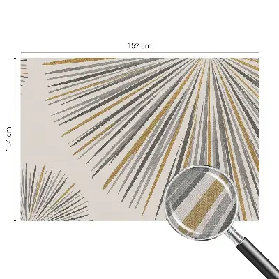 Papier peint intissé éventails géométriques