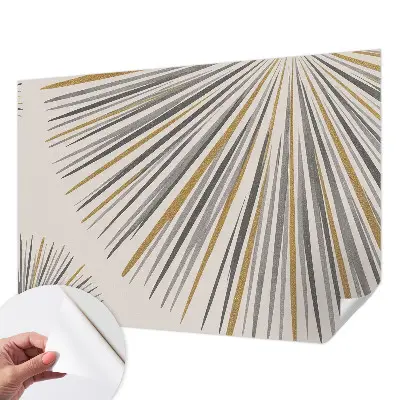 Papier peint intissé éventails géométriques