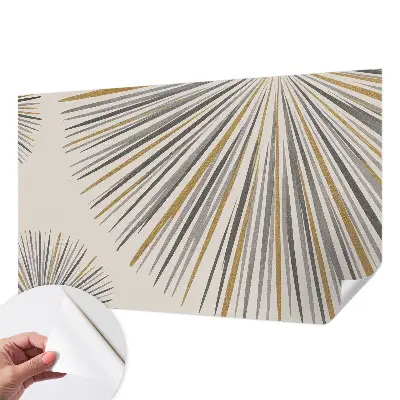 Papier peint intissé éventails géométriques