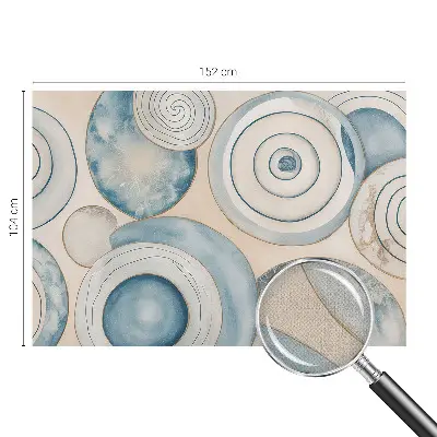 Papier peint photographique intissé tourbillons spiraux