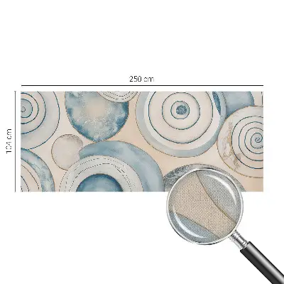 Papier peint photographique intissé tourbillons spiraux