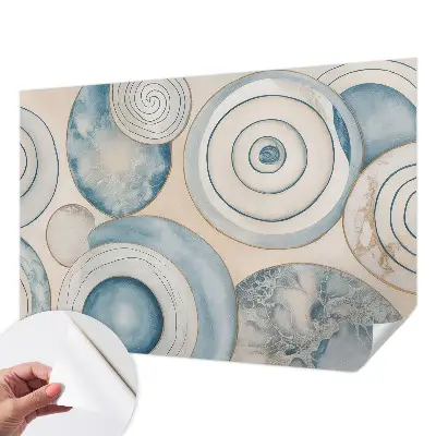 Papier peint photographique intissé tourbillons spiraux