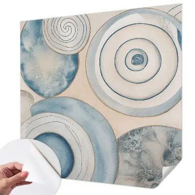 Papier peint photographique intissé tourbillons spiraux