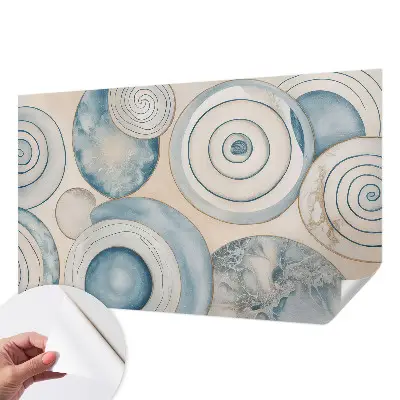 Papier peint photographique intissé tourbillons spiraux