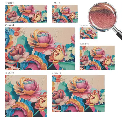 Papier peint photo grand format pour le mur Harmonie florale