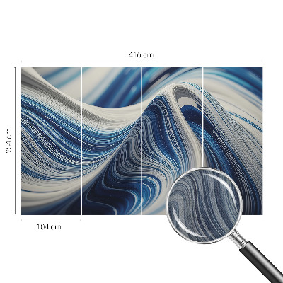 Papier peint tendance chambre adulte Harmonická abstrakcia