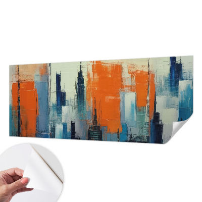 Papier peint tendance salon Abstraktné mesto