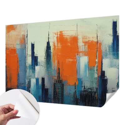 Papier peint tendance salon Abstraktné mesto