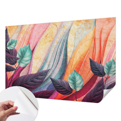 Déco papier peint salon Abstraktné listy