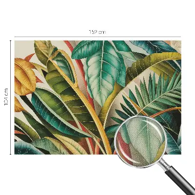 Papier peint photo grand format pour le mur feuilles exotiques