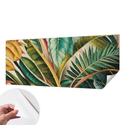 Papier peint photo grand format pour le mur feuilles exotiques