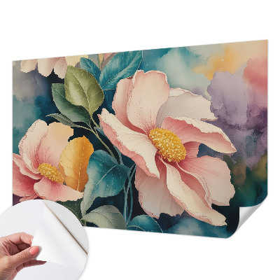 Papier peint chambre adulte cocooning Kvetinová elegancia