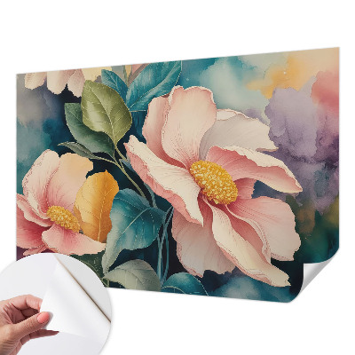 Papier peint chambre adulte cocooning Kvetinová elegancia