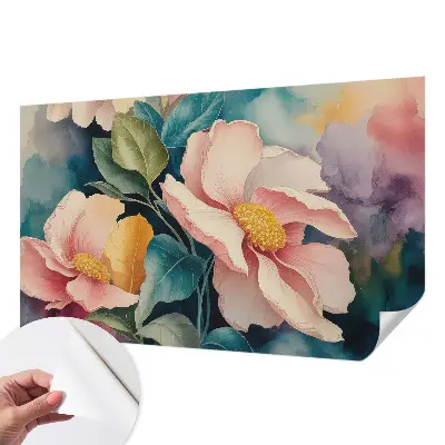 Papier peint photographique intissé élégance florale