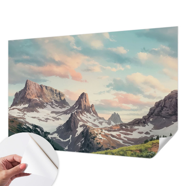 Papier peint photo autocollant Horská panoráma