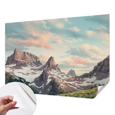 Papier peint photo autocollant Horská panoráma