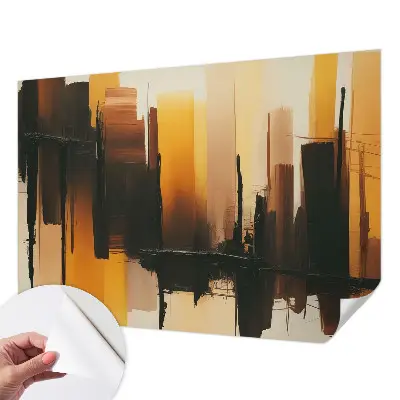 Papier peint intissé imprimé rayures verticales