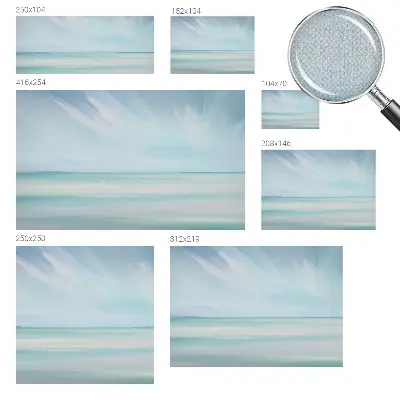 Papier peint photographique intissé Mer calme