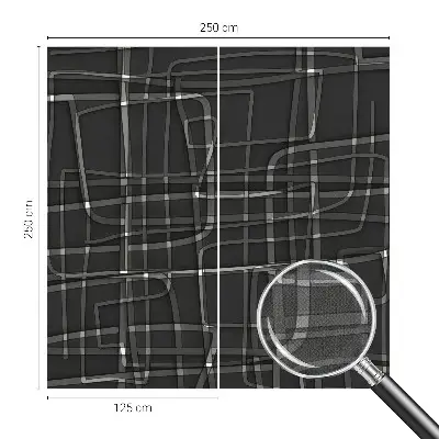 Papier peint photographique sur tissu non tissé Lignes abstraites