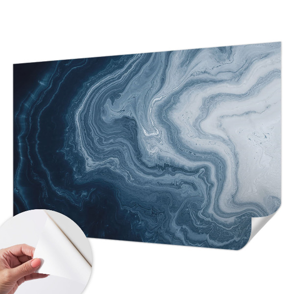 Papier peint panoramique pas cher Modré vlny