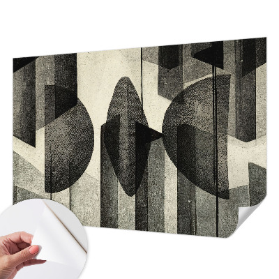 Papier peint chambre adulte cocooning Geometrické tvary