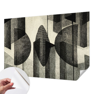 Papier peint chambre adulte cocooning Geometrické tvary