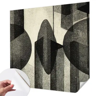 Papier peint photographique intissé formes géométriques