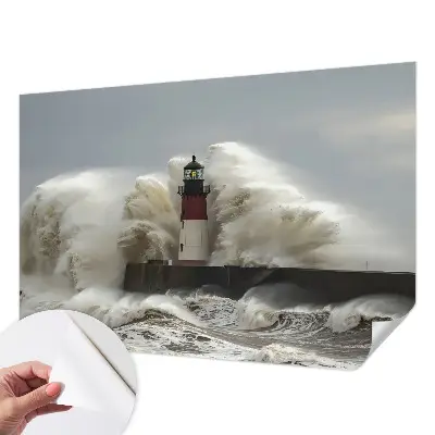 Papier peint photo sur tissu non tissé vagues de la mer