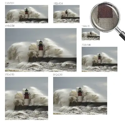 Papier peint photo sur tissu non tissé vagues de la mer