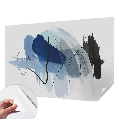 Papier peint tendance chambre adulte Farebné abstrakcie