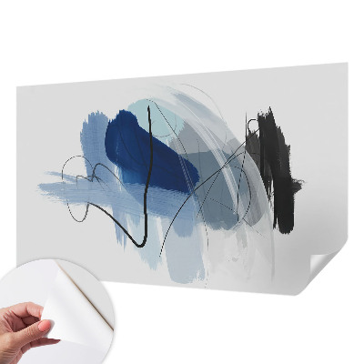 Papier peint tendance chambre adulte Farebné abstrakcie