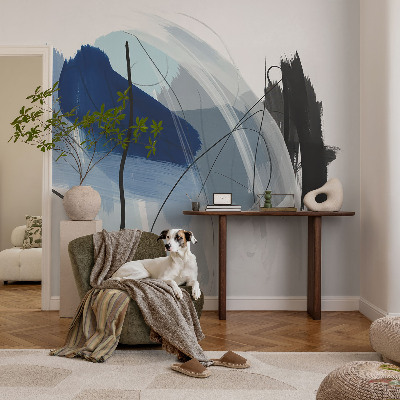Papier peint tendance chambre adulte Farebné abstrakcie