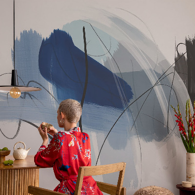 Papier peint tendance chambre adulte Farebné abstrakcie