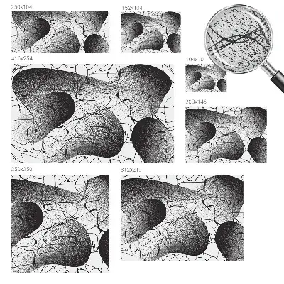 Papier peint photo sur tissu non tissé Motif abstrait