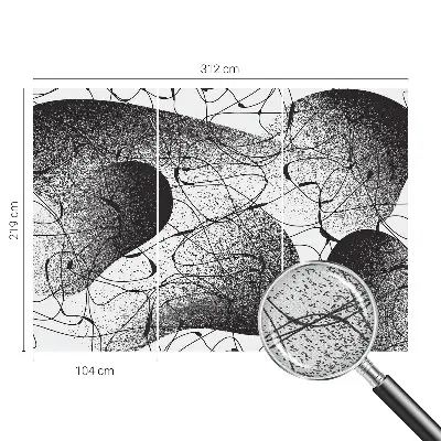Papier peint photo sur tissu non tissé Motif abstrait
