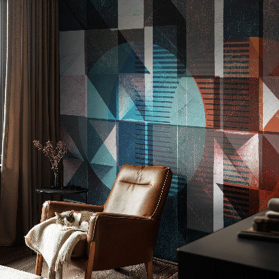 Déco papier peint salon Abstraktné formy