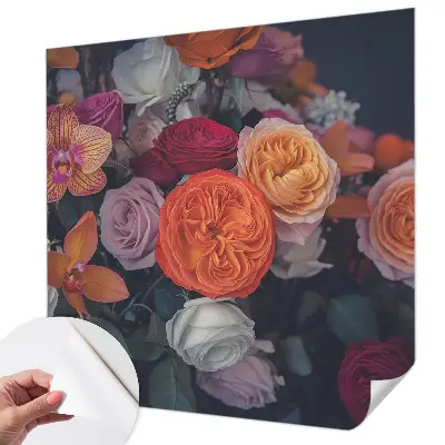 Papier peint intissé Bouquet coloré