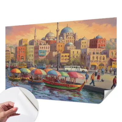 Papier peint photo sur tissu non tissé Côte urbaine