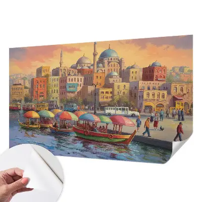 Papier peint photo sur tissu non tissé Côte urbaine
