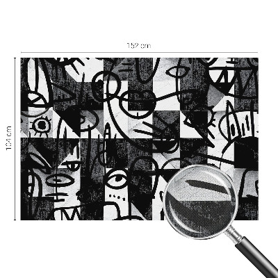 Papier peint chambre adulte cocooning Kreslenie chaosu