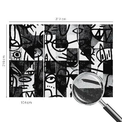 Papier peint photographique intissé Dessiner le chaos