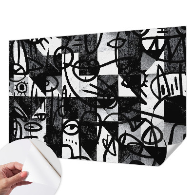 Papier peint chambre adulte cocooning Kreslenie chaosu