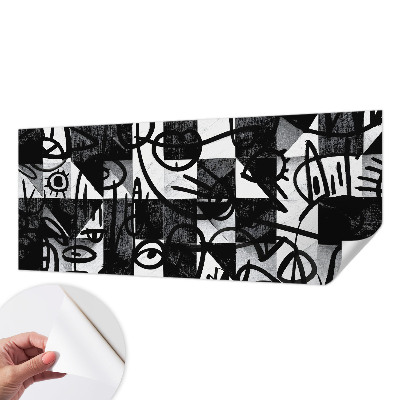 Papier peint chambre adulte cocooning Kreslenie chaosu