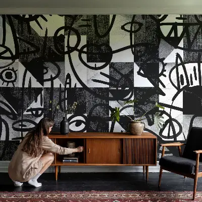 Papier peint photographique intissé Dessiner le chaos