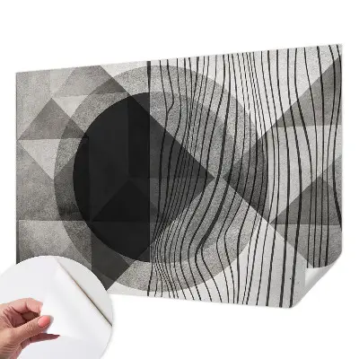 Papier peint intissé imprimé formes abstraites